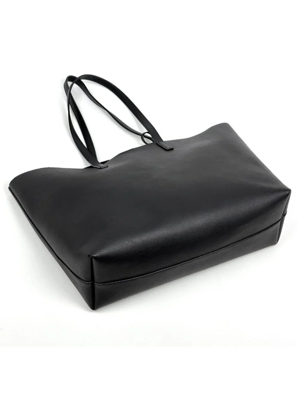Saint Laurent Paris Shopping Tote Bag Leather Black